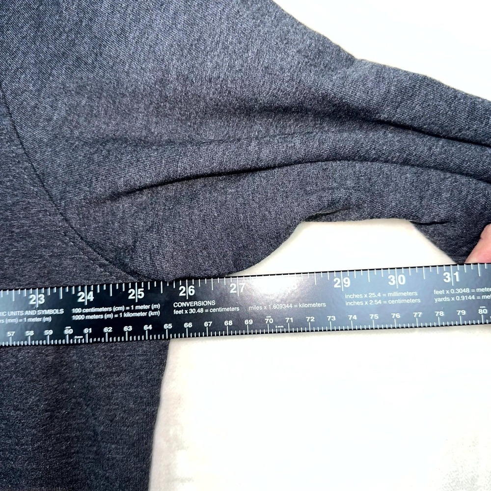 Alfani Men's XXL‎ Charcoal Knit Jacket Zip Front Mixed Media Pockets NWT - Picture 10 of 13